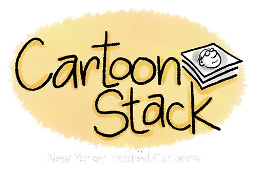 CartoonStack.comTransparent white lettering